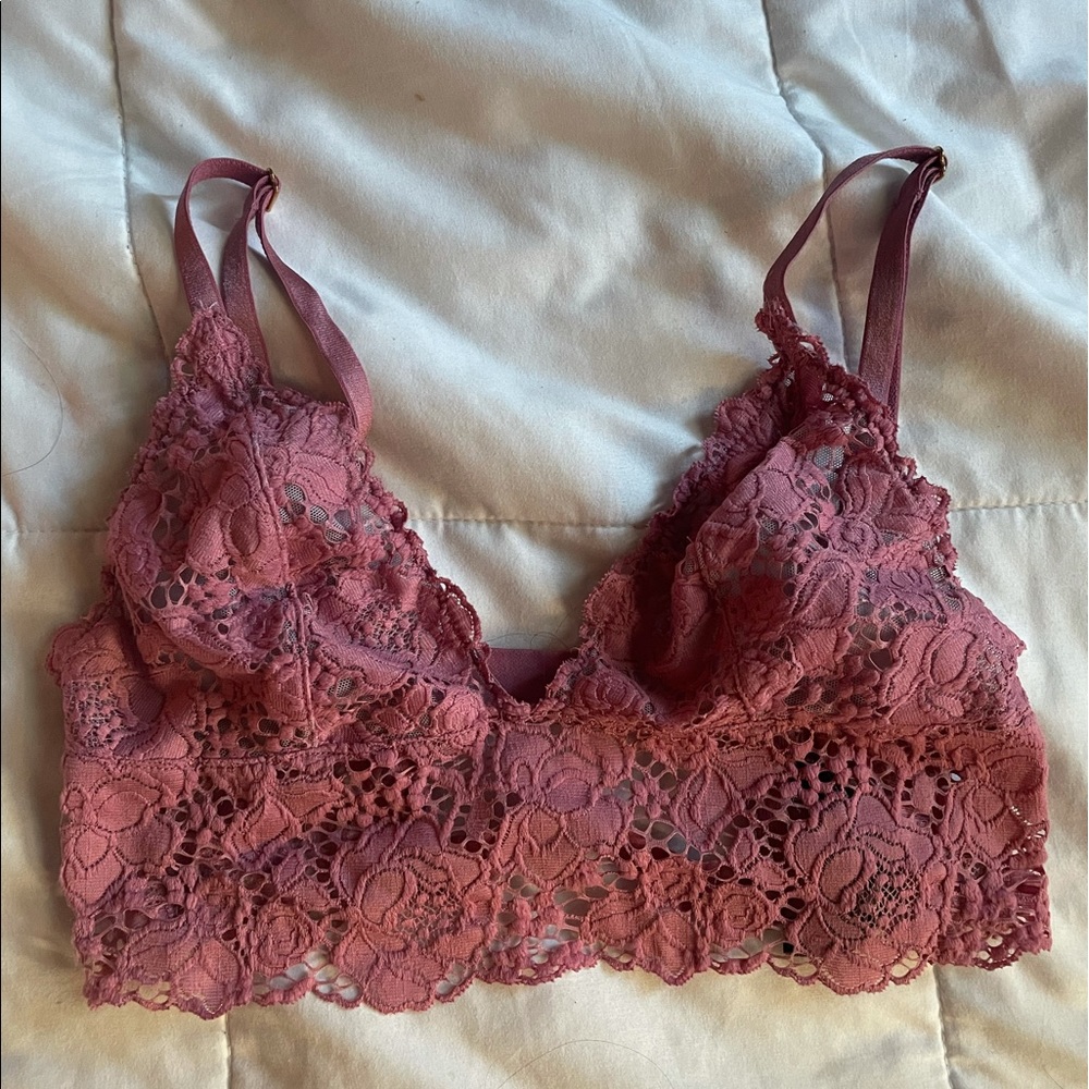 VS Pink Lace Bralette